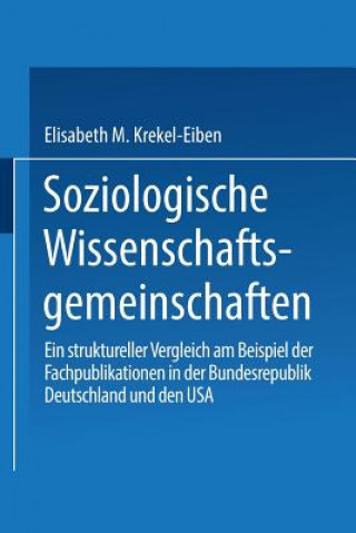 Carte Soziologische Wissenschaftsgemeinschaften Elisabeth M Krekel