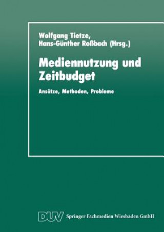 Buch Mediennutzung Und Zeitbudget Wolfgang Tietze