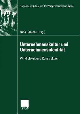 Kniha Unternehmenskultur Und Unternehmensidentitat Nina Janich