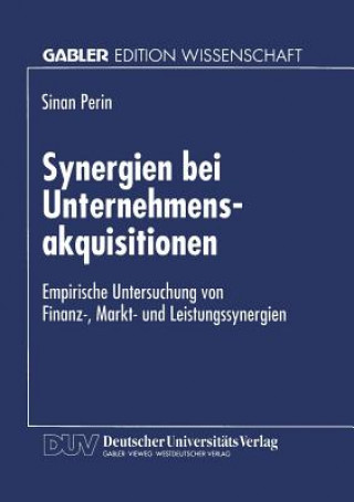 Könyv Synergien Bei Unternehmensakquisitionen 