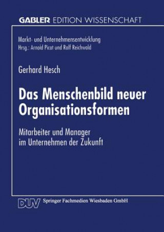 Knjiga Menschenbild Neuer Organisationsformen 