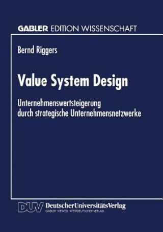 Knjiga Value System Design Bernd Riggers