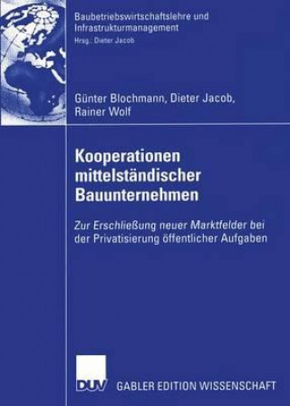 Książka Kooperationen Mittelstandischer Bauunternehmen Gunter Blochmann