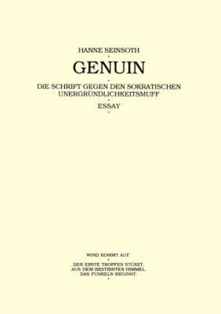 Könyv Genuin Hanne Seinsoth