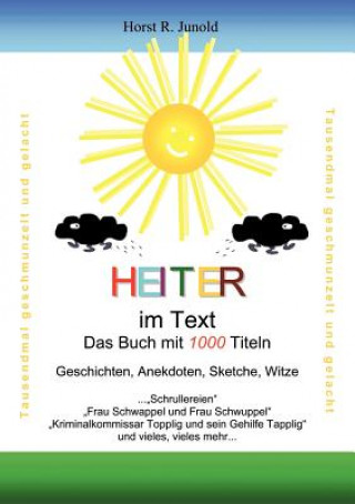 Livre Heiter im Text Horst R Junold