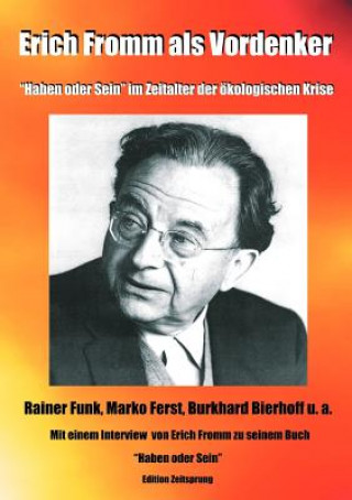 Kniha Erich Fromm als Vordenker Rainer Funk