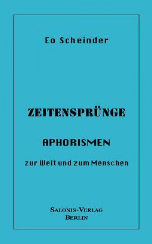 Könyv Zeitensprunge Eo Scheinder