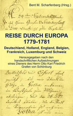 Könyv Reise durch Europa 1779-1781 Bent M Scharfenberg