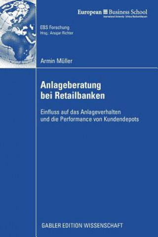 Książka Anlageberatung bei Retailbanken Armin (TU Bergakademie Freiberg) Muller