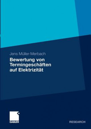 Kniha Bewertung Von Termingesch ften Auf Elektrizit t Jens Muller-Merbach