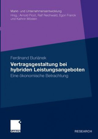 Kniha Vertragsgestaltung Bei Hybriden Leistungsangeboten Ferdinand Burianek