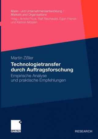 Kniha Technologietransfer Durch Auftragsforschung Martin Zissler