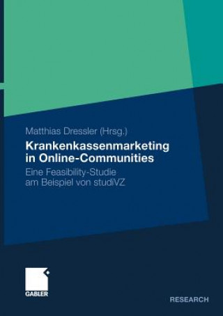 Książka Krankenkassenmarketing in Online-Communities Matthias Dressler