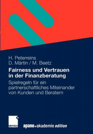 Kniha Fairness Und Vertrauen in Der Finanzberatung Doris Martin