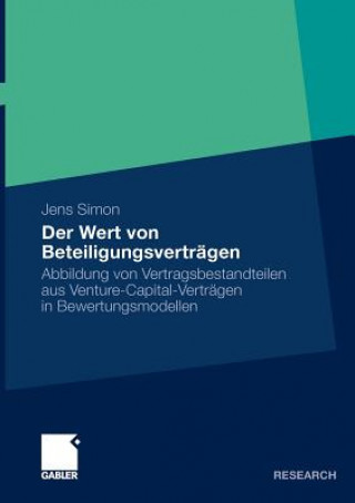 Kniha Der Wert Von Beteiligungsvertr gen Jens Simon