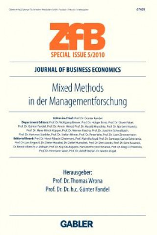 Kniha Mixed Methods in Der Managementforschung Günter Fandel