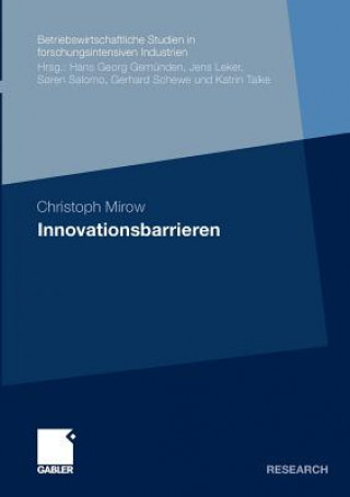 Kniha Innovationsbarrieren Christoph Mirow