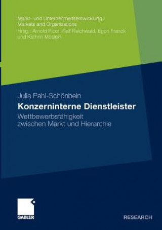 Kniha Konzerninterne Dienstleister Julia Pahl-Sch Nbein