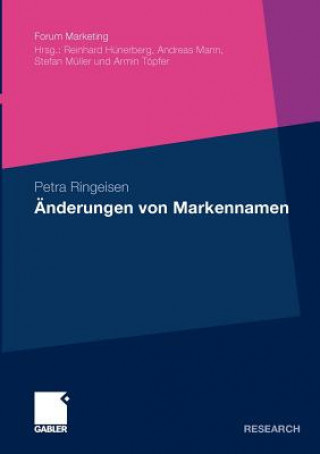 Könyv AEnderungen Von Markennamen Petra Ringeisen