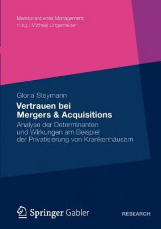 Buch Vertrauen Bei Mergers & Acquisitions Gloria Steymann