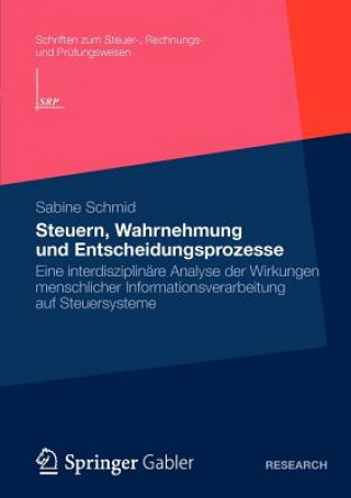 Книга Steuern, Wahrnehmung und Entscheidungsprozesse Sabine Schmid