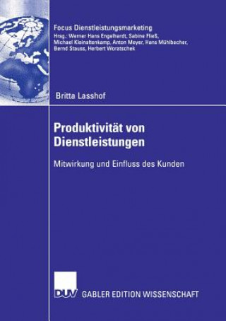 Kniha Produktivitat Von Dienstleistungen Britta Lasshof