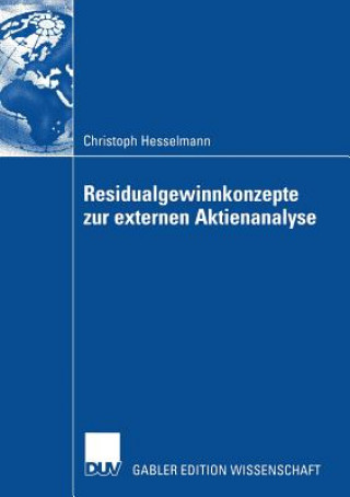 Könyv Residualgewinnkonzepte Zur Externen Aktienanalyse Christoph Hesselmann