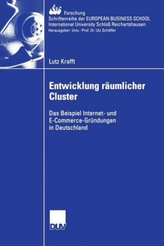 Knjiga Entwicklung raumlicher Cluster Lutz Krafft