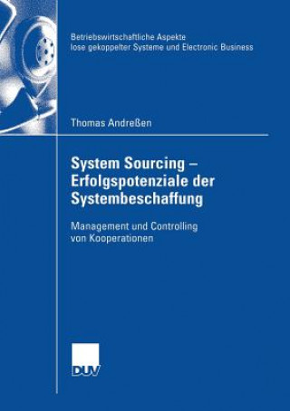 Könyv System Sourcing - Erfolgspotenziale Der Systembeschaffung Thomas Andressen