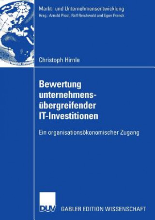 Livre Bewertung Unternehmensubergreifender It-Investitionen Christoph Hirnle