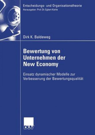 Kniha Bewertung Von Unternehmen Der New Economy Dirk Baldeweg