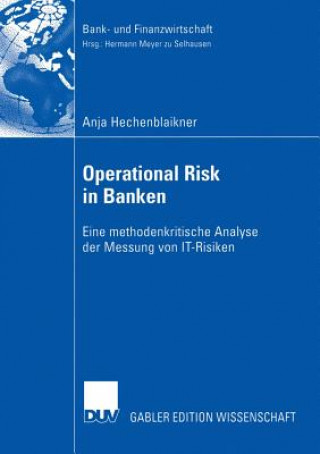 Kniha Operational Risk in Banken Anja Hechenblaikner