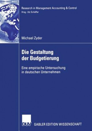 Książka Gestaltung Der Budgetierung Michael Zyder