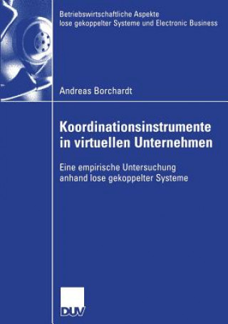 Kniha Koordinationsinstrumente in virtuellen Unternehmen Andreas Borchardt