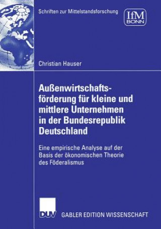 Könyv Au enwirtschaftsf rderung F r Kleine Und Mittlere Unternehmen in Der Bundesrepublik Deutschland Hauser