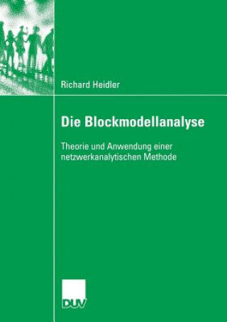 Kniha Blockmodellanalyse Richard Heidler