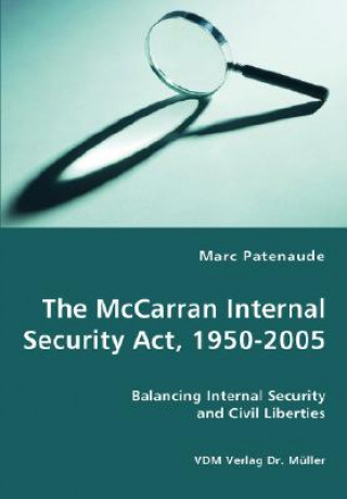 Carte McCarran Internal Security Act, 1950-2005 Marc Patenaude