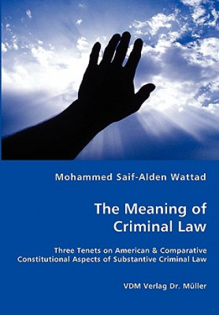 Könyv Meaning of Criminal Law Mohammed Saif-Alden Wattad