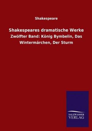 Carte Shakespeares Dramatische Werke William Shakespeare