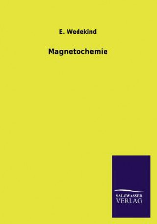 Könyv Magnetochemie E Wedekind