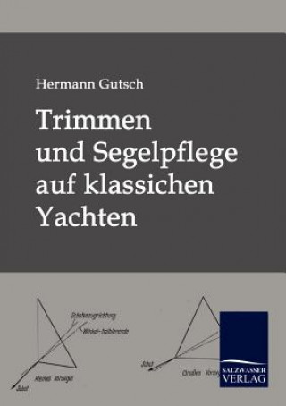 Kniha Trimmen und Segelpflege auf klassichen Yachten Hermann Gutsch