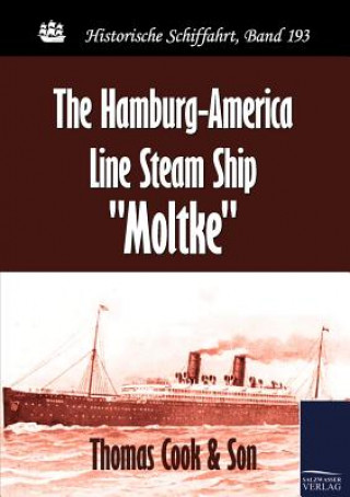 Carte Hamburg-America Line Steam Ship Moltke Thomas Cook & Son