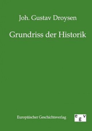 Carte Grundriss der Historik Johann Gustav Droysen