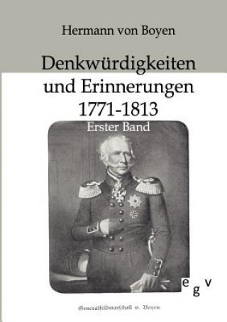 Książka Denkwurdigkeiten und Erinnerungen 1771-1813 Hermann von Boyen