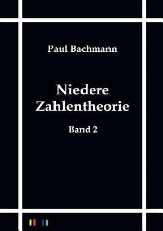 Kniha Niedere Zahlentheorie Paul Bachmann