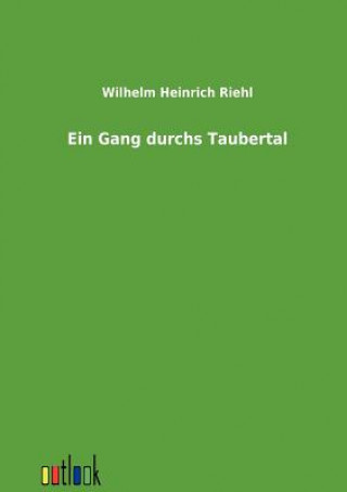 Carte Gang durchs Taubertal Wilhelm Heinrich Riehl