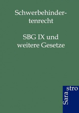 Knjiga Schwerbehindertenrecht Ohne Autor