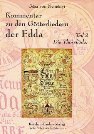 Carte Kommentar zu den Goetterliedern der Edda G Za Von Nem Nyi