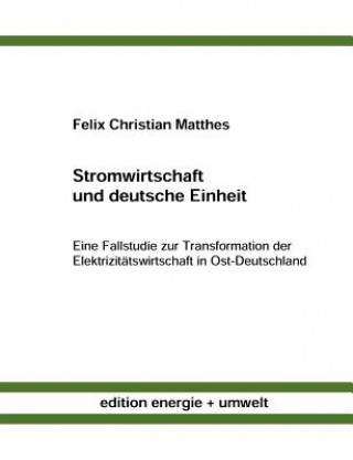 Könyv Stromwirtschaft und deutsche Einheit Felix Christian Matthes