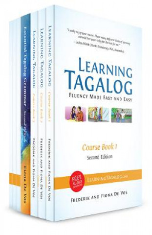 Carte Learning Tagalog - Fluency Made Fast and Easy - Complete Course (7-Book Set) B&W + Free Audio Download Fiona De Vos